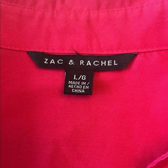 Zac & Rachel pink Button-Down Shirt size L - Picture 5 of 11